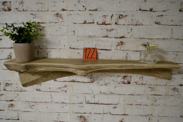 Ablagebalken-Massivholz-Teak-Unikat-nr-122