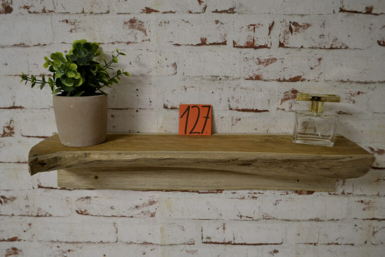 Ablagebalken-Massivholz-Teak-Unikat-nr-127