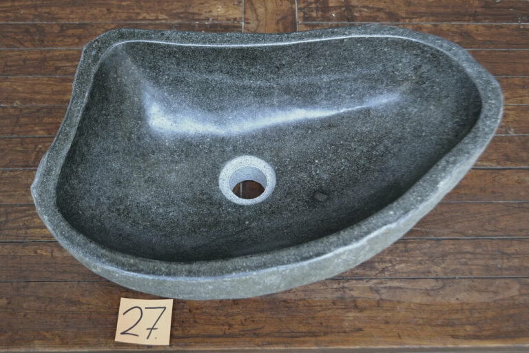 Flussstein-Waschbecken-Aufsatzwaschbecken-Stein-Unikat-Nummer-27