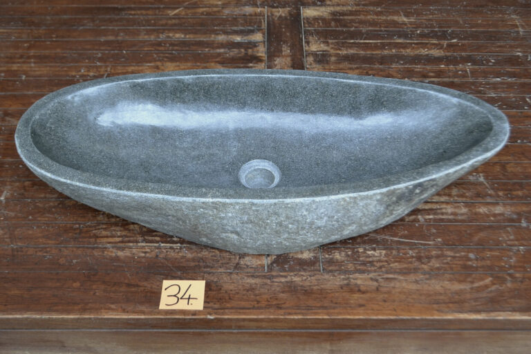 Flussstein-Waschbecken-Aufsatzwaschbecken-Stein-Unikat-Nummer-34