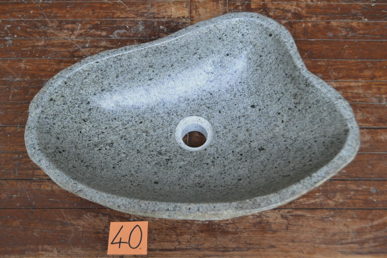 Flussstein-Waschbecken-Aufsatzwaschbecken-Stein-Unikat-Nummer-40