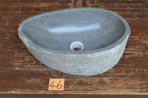 Flussstein-Waschbecken-Aufsatzwaschbecken-Stein-Unikat-Nummer-46