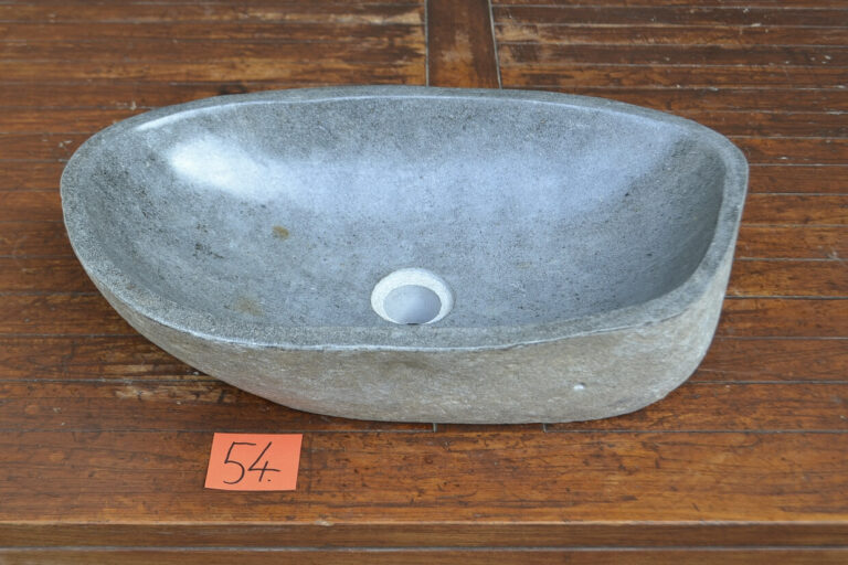Flussstein-Waschbecken-Aufsatzwaschbecken-Unikat-Nummer-54
