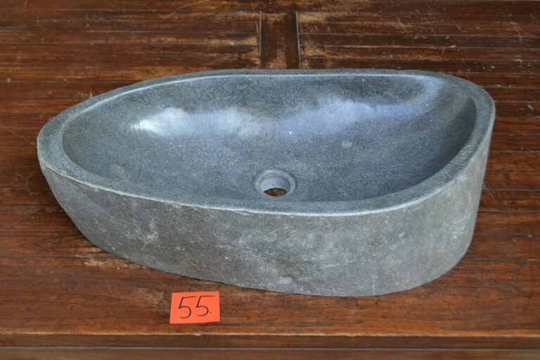 Flussstein-Waschbecken-Aufsatzwaschbecken-Unikat-Nummer-55
