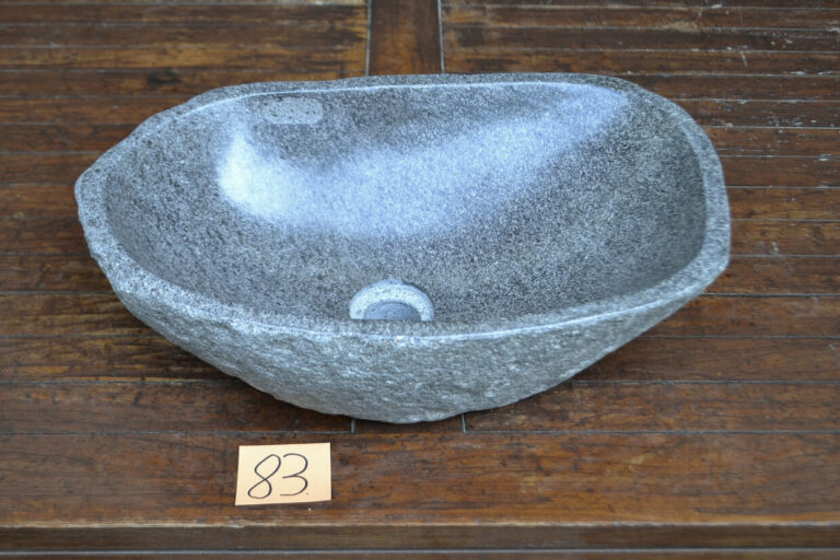 Flussstein-Waschbecken-Naturstein-Aufsatzwaschbecken-Stein-Unikat-nummer-83