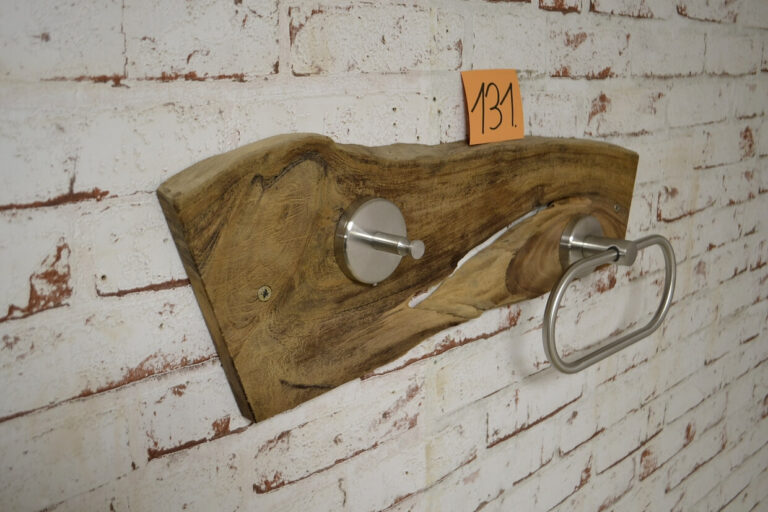 Handtuchhalter-Holz-Edelstahl-nr-131 Handtuchhalter-Holz-Edelstahl-nr-131