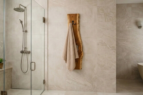 Handtuchhalter-Teakholz