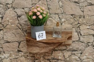 Konsole-Wandboard-Wurzelholz-Massiv-Teak-Unikat-Ablage-Nummer-67