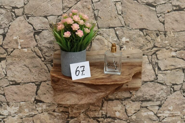 Konsole-Wandboard-Wurzelholz-Massiv-Teak-Unikat-Ablage-Nummer-67