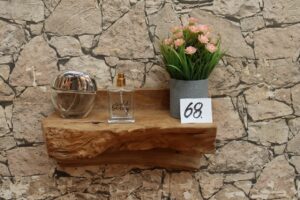 Konsole-Wandboard-Wurzelholz-Massiv-Teak-Unikat-Ablage-Nummer-68