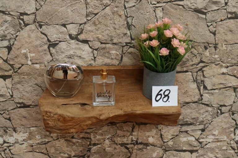 Konsole-Wandboard-Wurzelholz-Massiv-Teak-Unikat-Ablage-Nummer-68