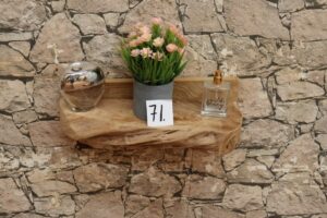 Konsole-Wandboard-Wurzelholz-Massiv-Teak-Unikat-Ablage-Nummer-71