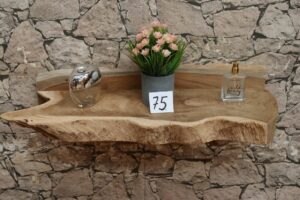 Konsole-Wandboard-Wurzelholz-Massiv-Teak-Unikat-Ablage-Nummer-75