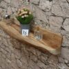 Konsole-Wandboard-Wurzelholz-Massiv-Teak-Unikat-Ablage-Nummer-76