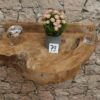 Konsole-Wandboard-Wurzelholz-Massiv-Teak-Unikat-Ablage-Nummer-79