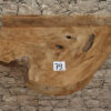 Konsole-Wandboard-Wurzelholz-Massiv-Teak-Unikat-Ablage-Nummer-79