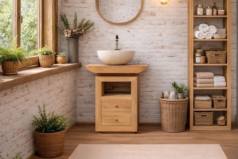 Marmor-Aufsatzwaschbecken-mit-Waschbeckenunterschrank-aus-Teakholz