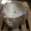 Marmor-Waschbecken-Groß-91-cm-Aufsatzwaschbecken-Naturstein-Unikat-nummer-167