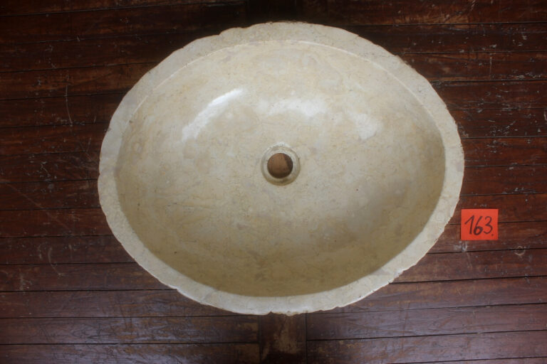 Marmor-Waschbecken-Unikat-Aufsatzwaschbecken-Stein-Nummer-163