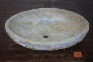 Marmor-Waschbecken-Unikat-Aufsatzwaschbecken-Stein-Nummer-176