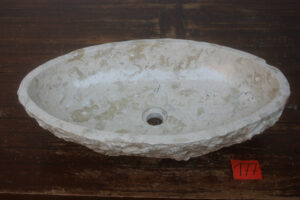 Marmor-Waschbecken-Unikat-Aufsatzwaschbecken-Stein-Nummer-177