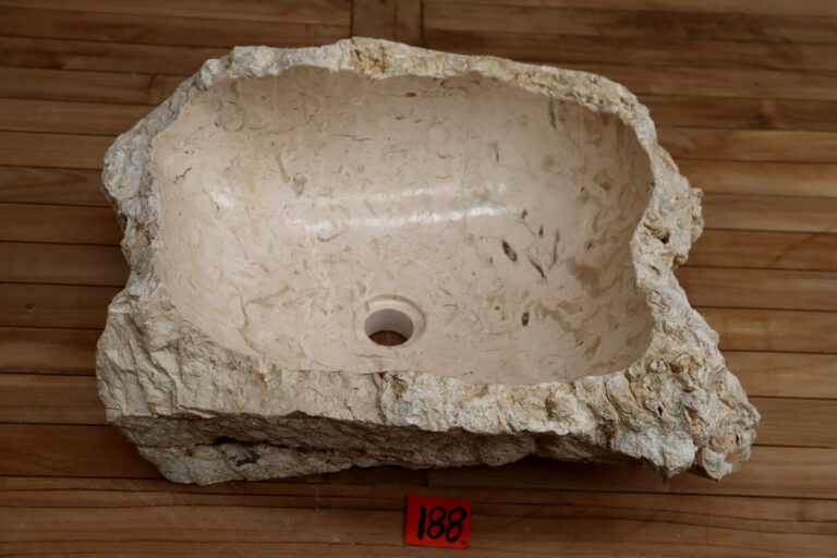 Marmor-Waschbecken-Unikat-Aufsatzwaschbecken-Stein-Nummer-188