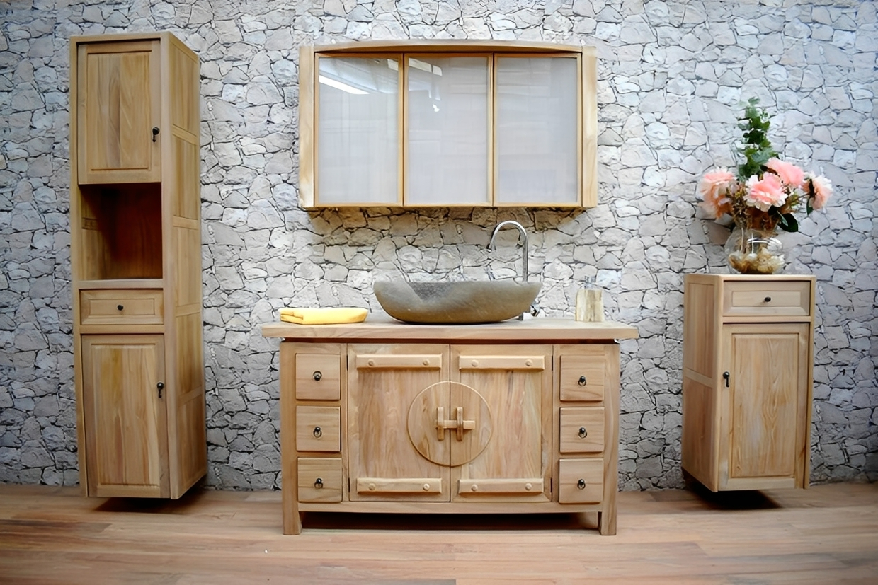 Massivholz-Waschbeckenunterschrank-Teak-Badmoebel-Modell-Opium-135-cm