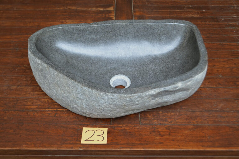 Naturstein-Waschbecken-Flussstein-Unikat-Nummer-23