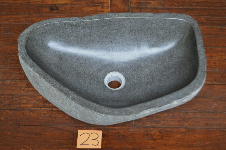 Naturstein-Waschbecken-Flussstein-Unikat-Nummer-23