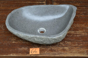 Naturstein-Waschbecken-Flussstein-Unikat-Nummer-64