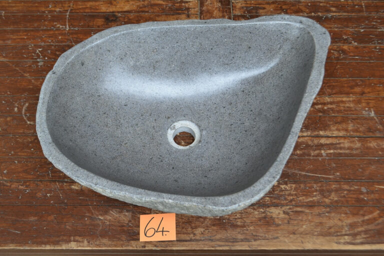 Naturstein-Waschbecken-Flussstein-Unikat-Nummer-64