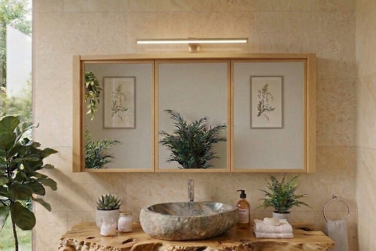 Spiegelschrank-Massiv-Teak-3-tueren-120-cm