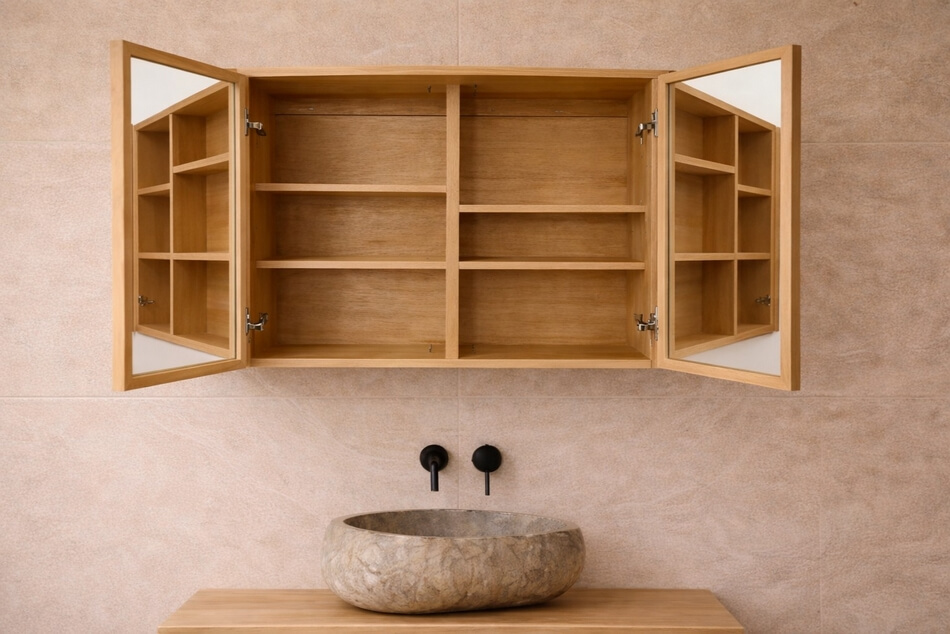 Spiegelschrank-Massivholz-Wandschrank-Innenseite-mit-Ablagen