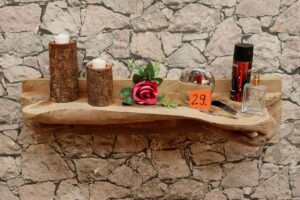 Wandboard-Wandkonsole-Teak-Massiv-Unikat-nr-29