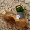 Wandkonsole-Massivholz-Wurzel-Teak-Unikat-Ablage-Nummer-63