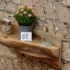 Wandkonsole-Massivholz-Wurzel-Teak-Unikat-Ablage-Nummer-69