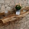 Wandkonsole-Massivholz-Wurzel-Teak-Unikat-Ablage-Nummer-77
