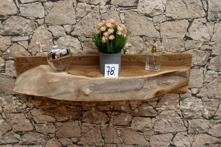 Wandkonsole-Massivholz-Wurzel-Teak-Unikat-Ablage-Nummer-78
