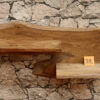 Wandregal-Holz-Teak-Ablage-Unikat-Bad-Nr-39