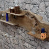Wandregal-Holz-Teak-Ablage-Unikat-Bad-Nr-42
