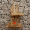 Wandregal-Massiv-Teakholz-Unikat-nummer-40