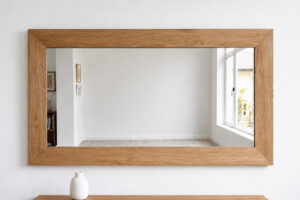 Wandspiegel-Massivholz-Teak-150cm-Breit