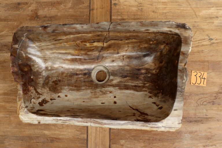 Waschbecken-Fossil-versteinertes-Holz-Unikat-Naturstein-Nummer-334