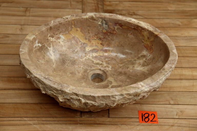 Waschbecken-Marmor-Stein-Aufsatz-Unikat-nummer-182