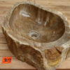 Waschbecken-Naturstein-versteinertes-Holz-Stein-Unikat-nr-309