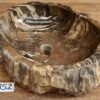 Waschbecken-Naturstein-versteinertes-Holz-Unikat-Nummer-352