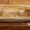 Waschbecken-Unikat-versteinertes-Holz-Stein-nr-348