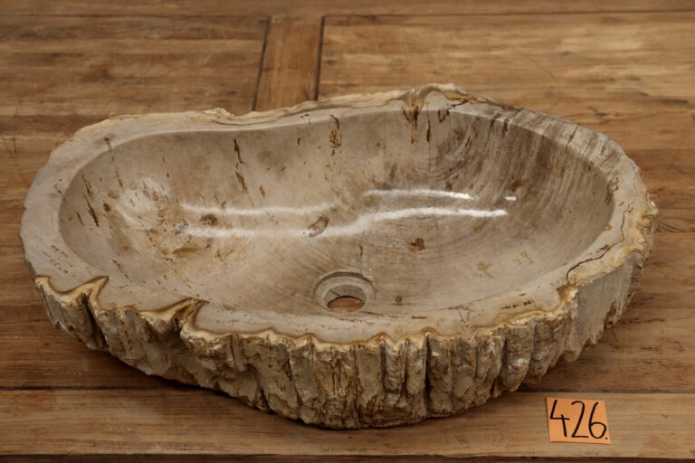 Waschbecken versteinertes Holz Nr. 426