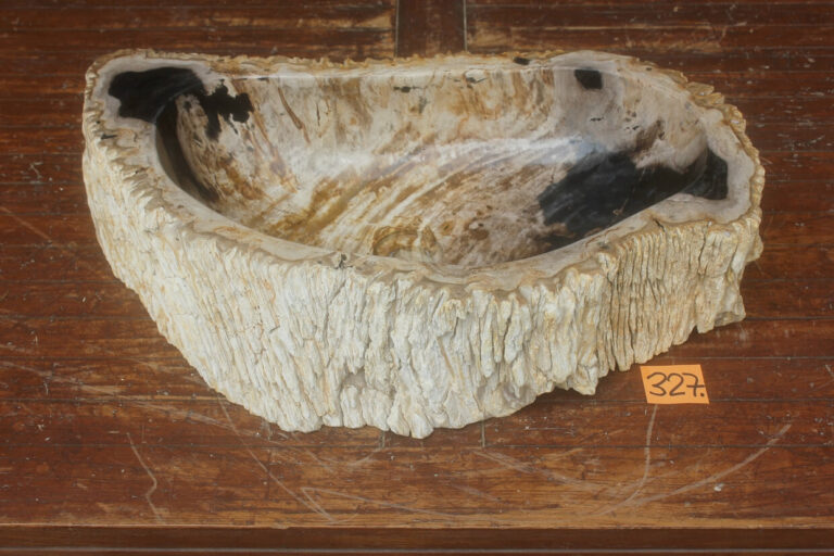 Waschbecken versteinertes Holz Nr. 327