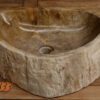 Waschbecken-versteinertes-Holz-nr-333